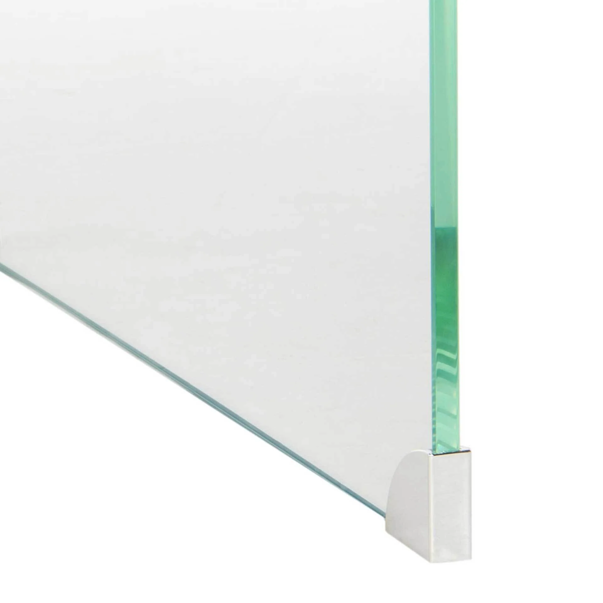 Cristopher Ombre Glass Coffee Table Clear/Blue - Image 6
