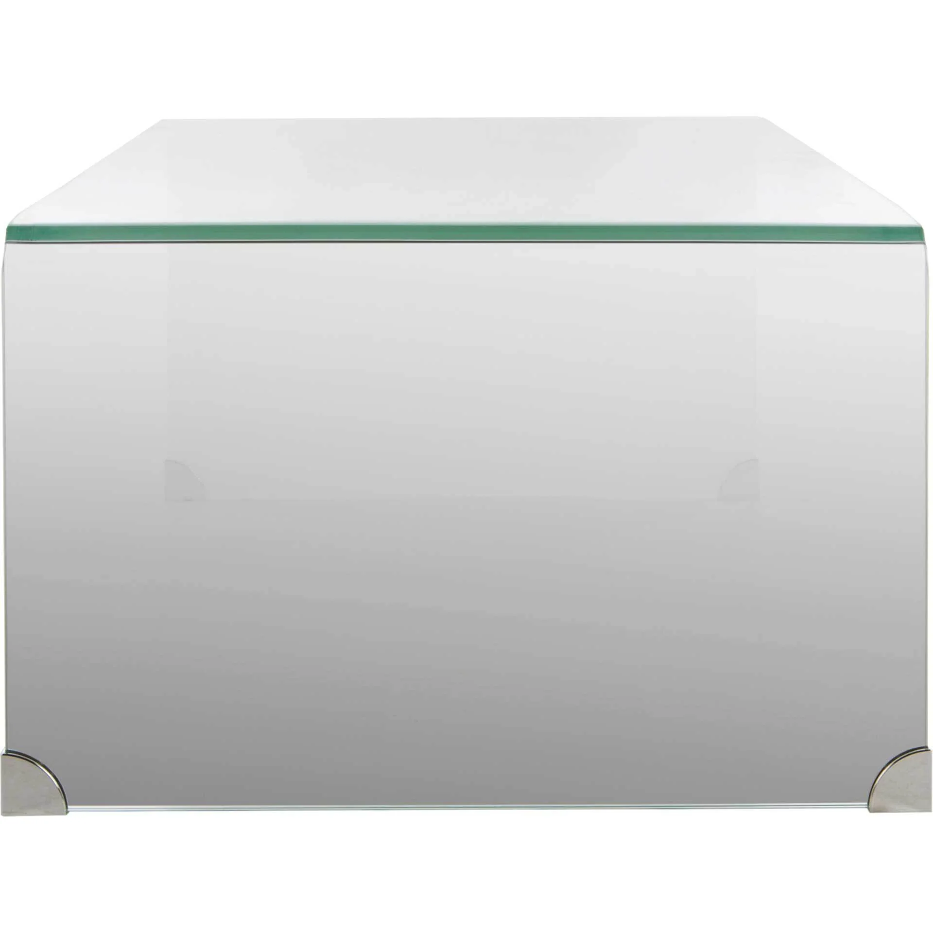 Cristopher Ombre Glass Coffee Table Clear/White - Image 3