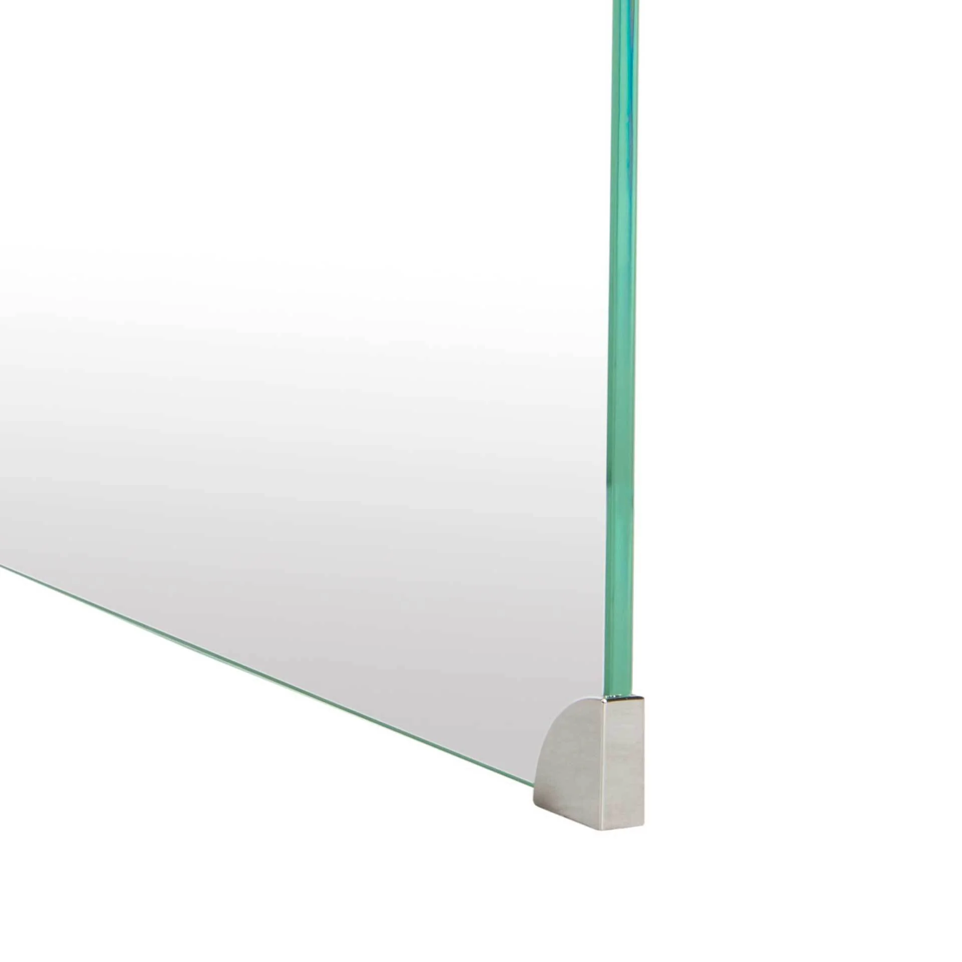 Cristopher Ombre Glass Coffee Table Clear/White - Image 5
