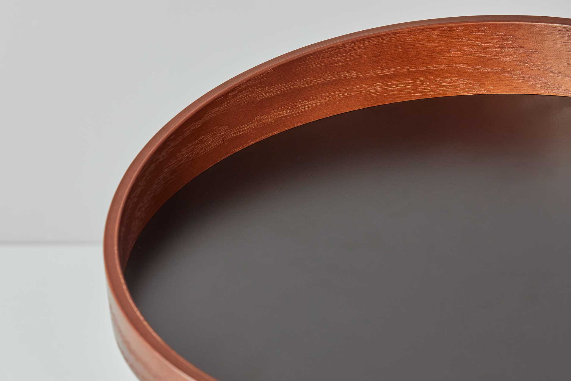 Croix End Table Black/Walnut - Image 4