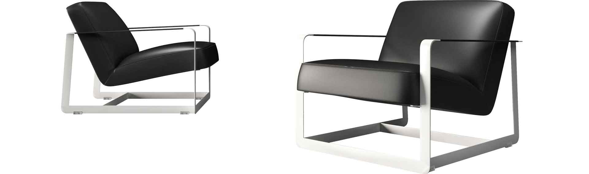 Crosby Lounge Chair Black - Image 3