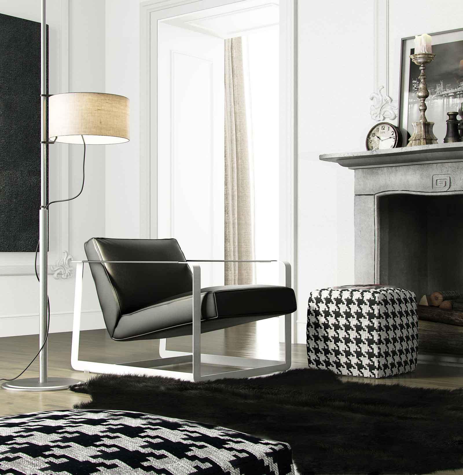 Crosby Lounge Chair Black - Image 4