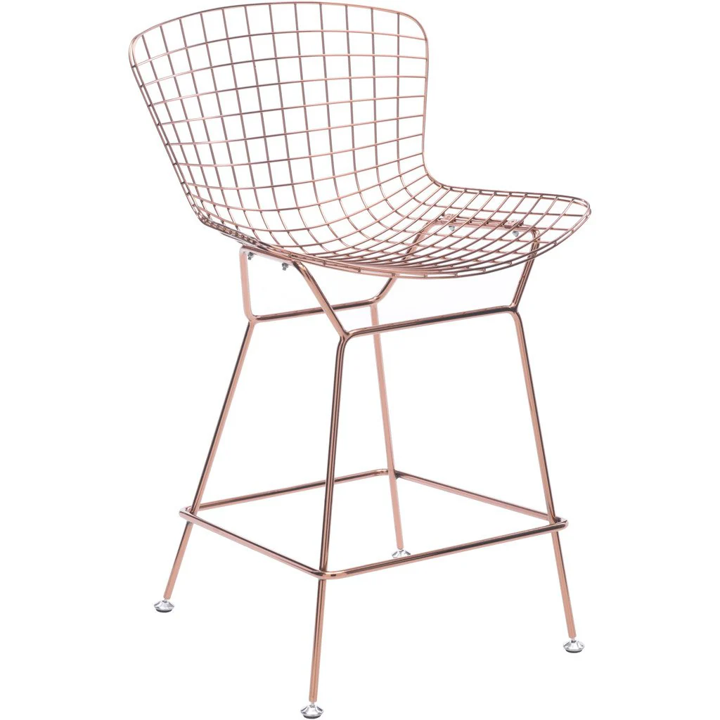 Cross Bar Chair Rose Gold (Set of 2) - Image 5