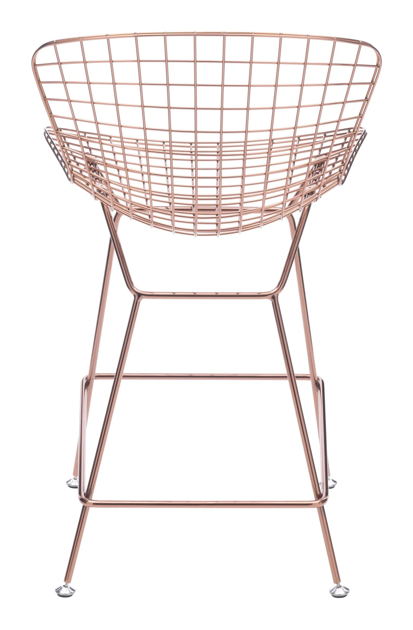 Cross Bar Chair Rose Gold (Set of 2) - Image 8