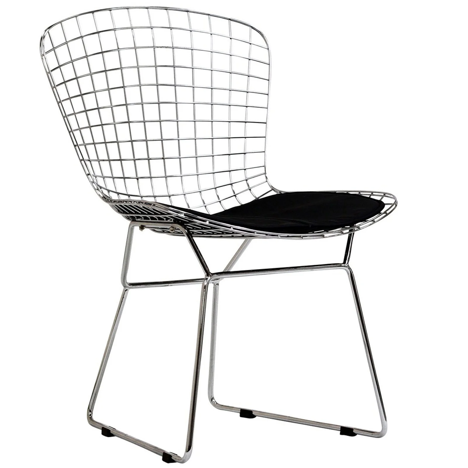 Cross Side Chair Black
