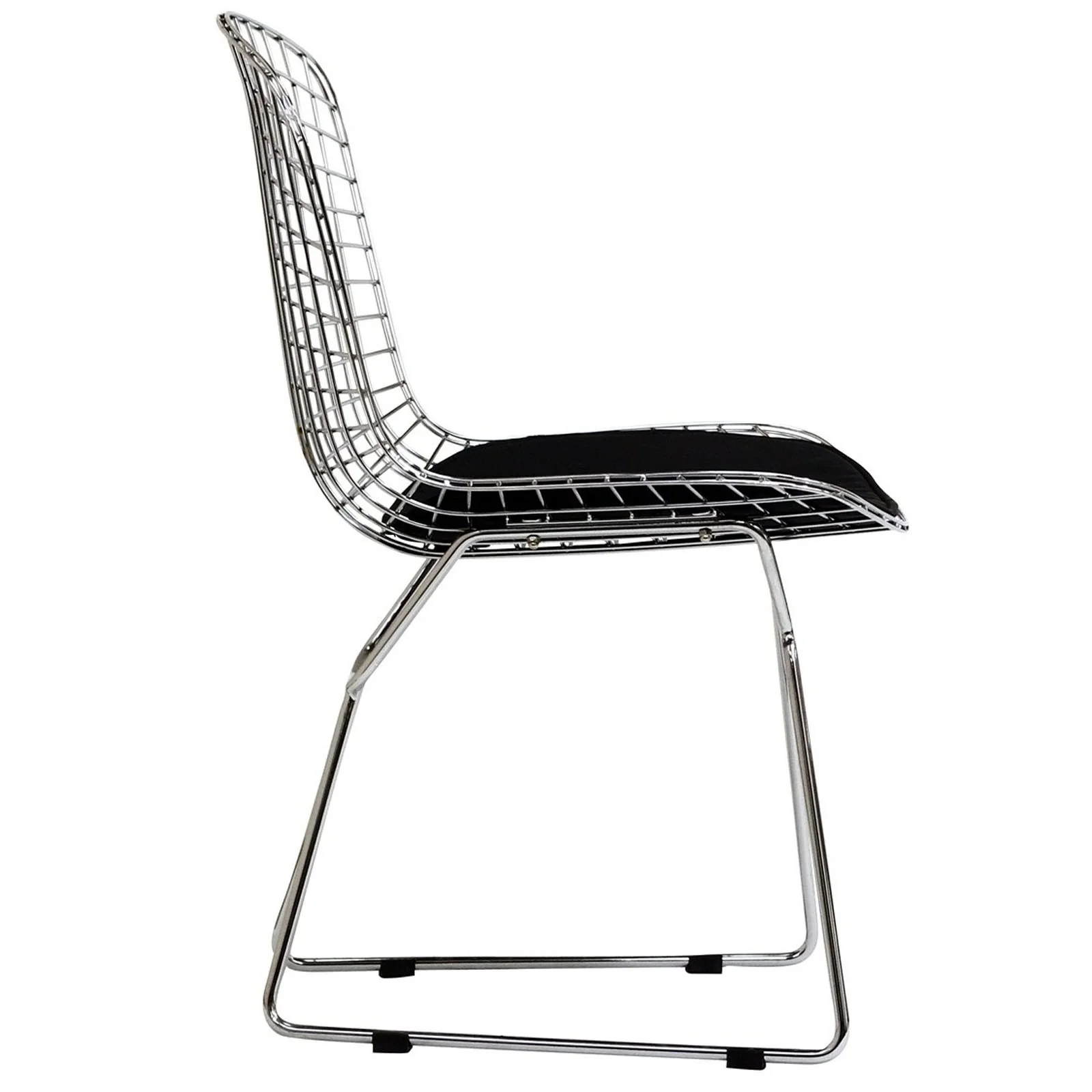 Cross Side Chair Black - Image 3