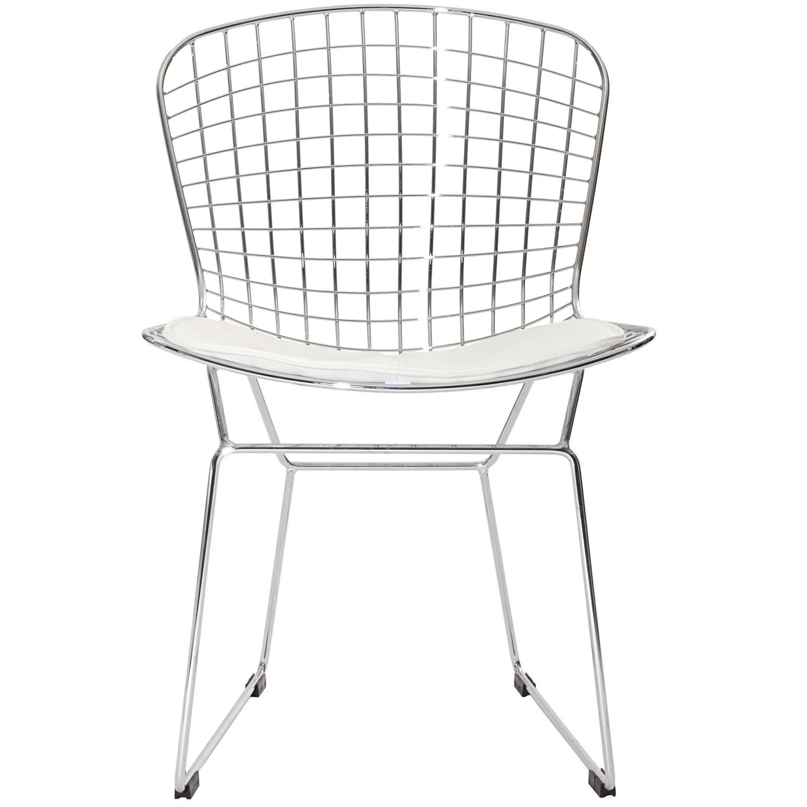 Cross Side Chair White - Image 3