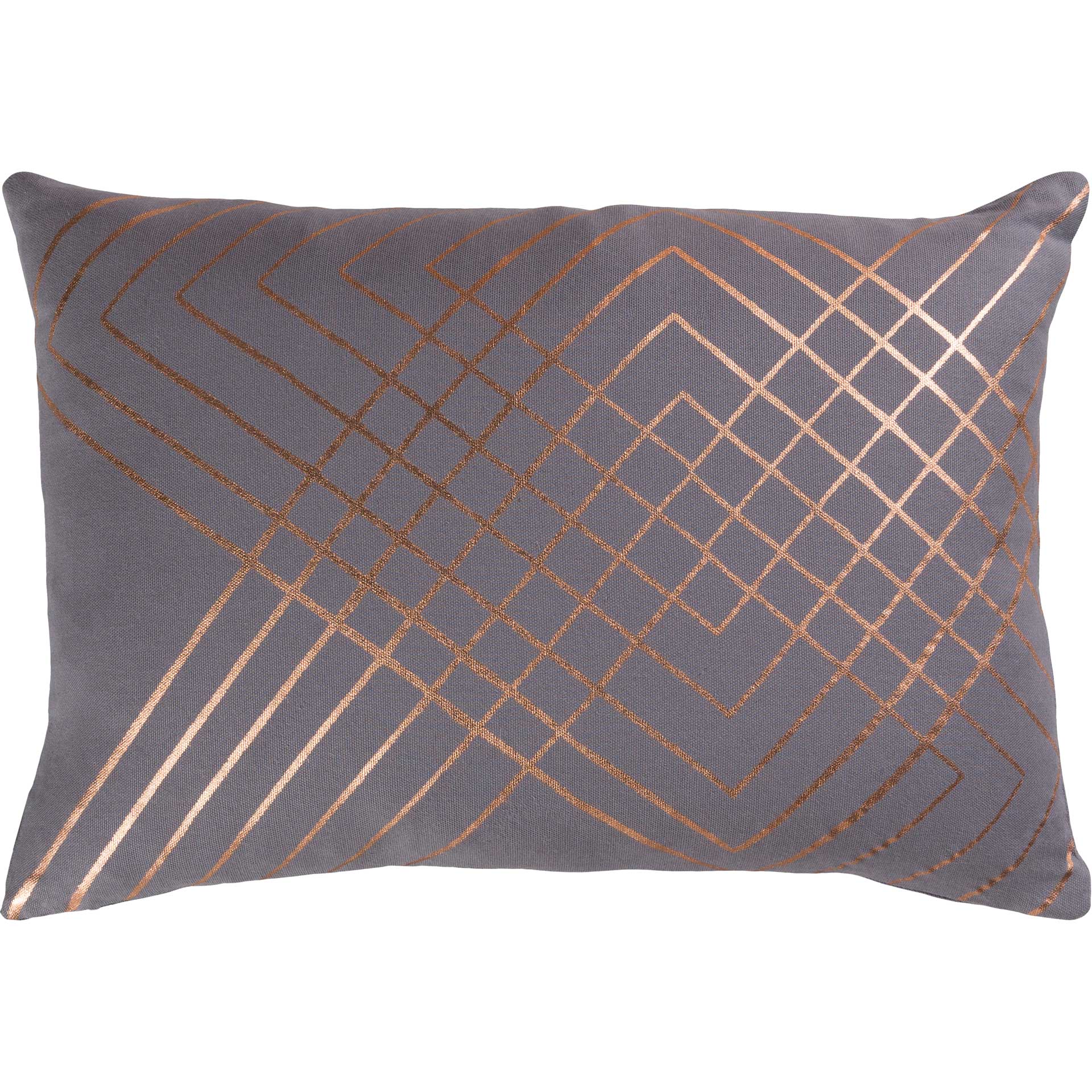 Cruz Pillow Medium Gray/Copper - Image 2