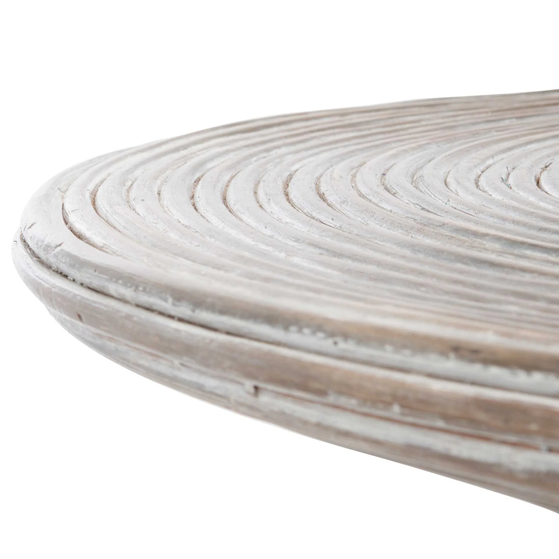 Crysta Rattan Coffee Table Gray White Wash - Image 2