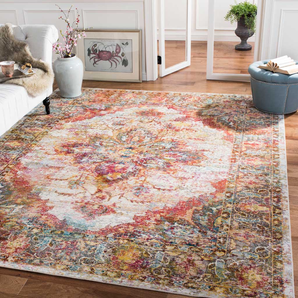 Crystal Cream/Rose Area Rug - Image 5