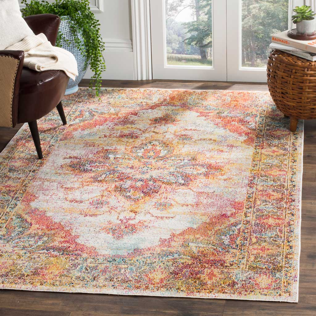 Crystal Cream/Rose Area Rug - Image 8