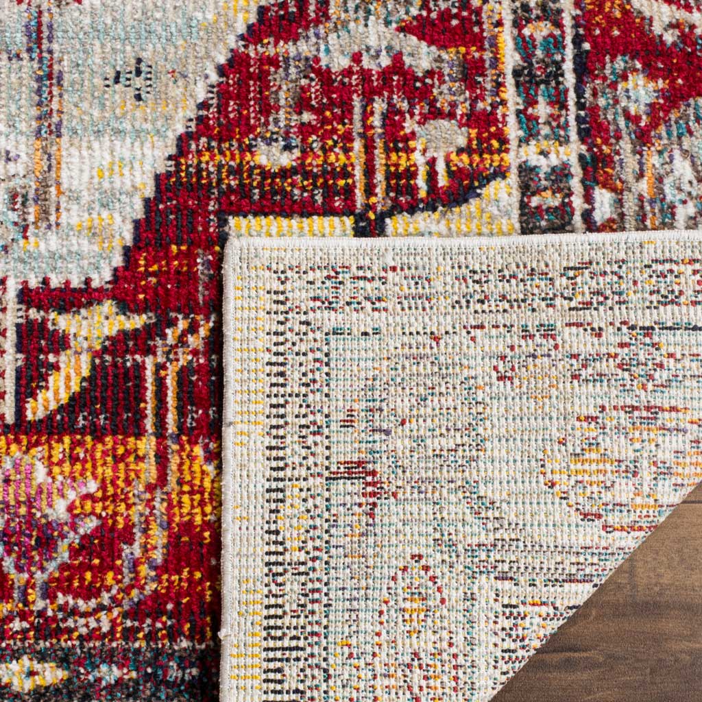 Crystal Light Blue/Red Area Rug - Image 6