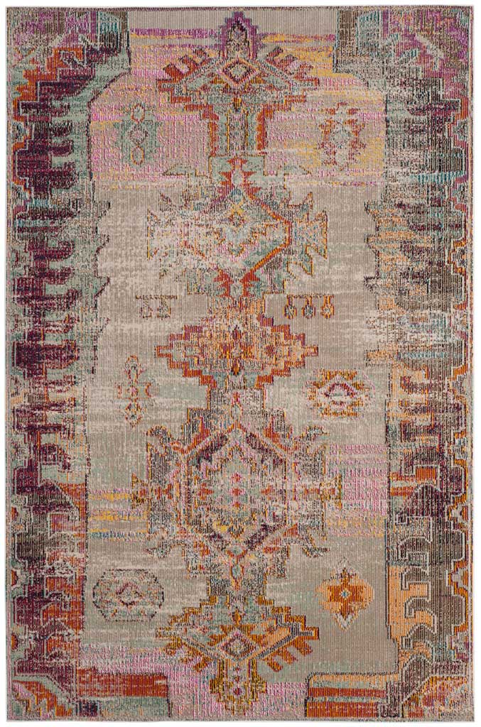 Crystal Light Gray/Purple Area Rug - Image 3