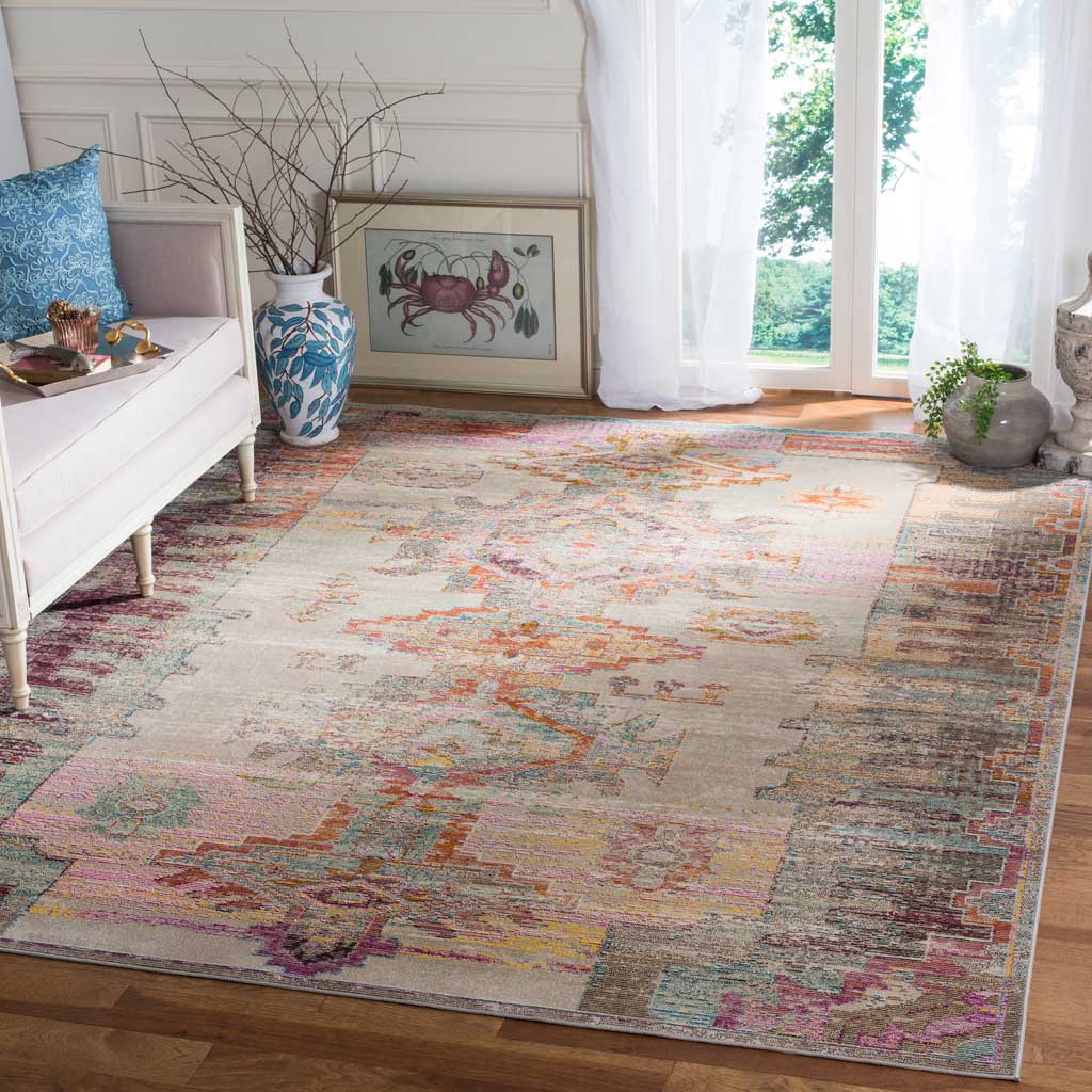 Crystal Light Gray/Purple Area Rug - Image 7