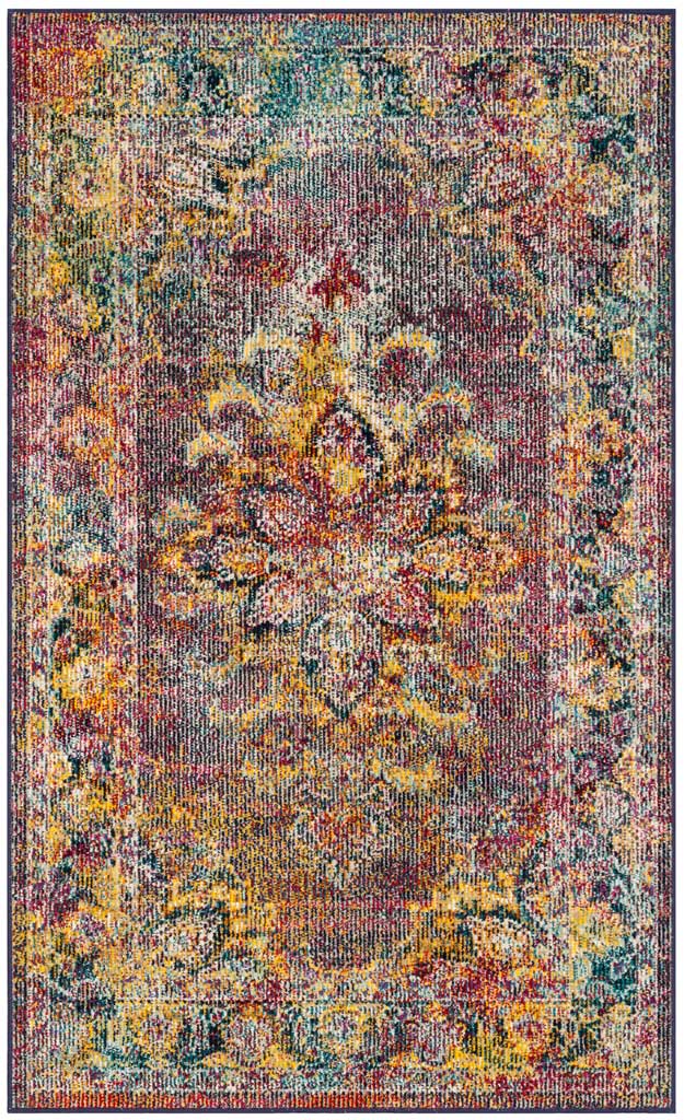 Crystal Navy/Light Blue Area Rug - Image 3