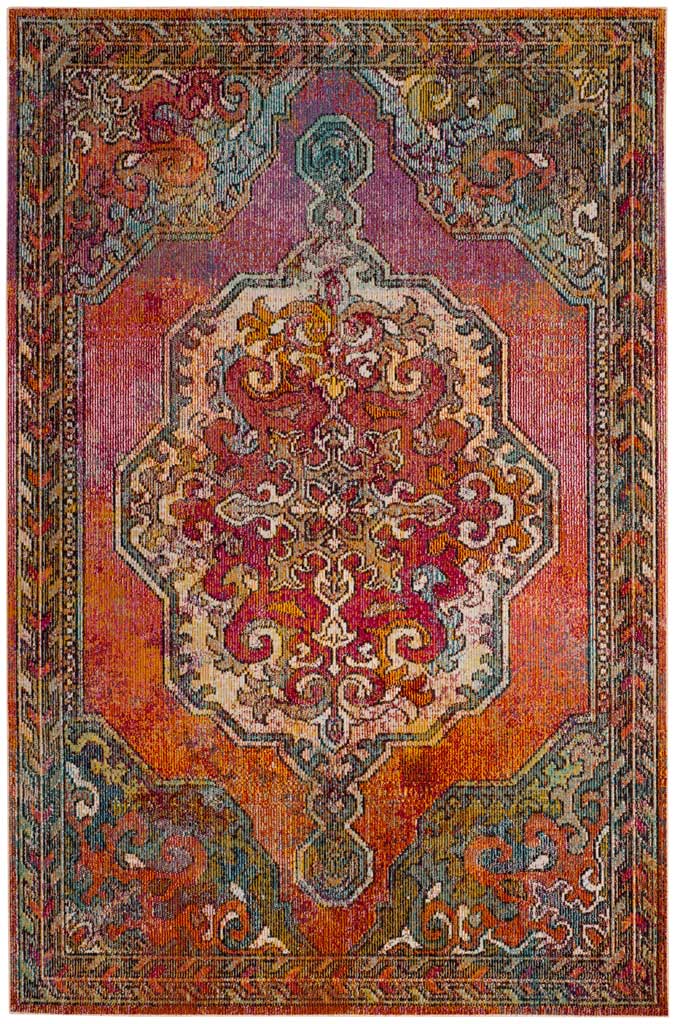 Crystal Orange/Multi Area Rug - Image 3