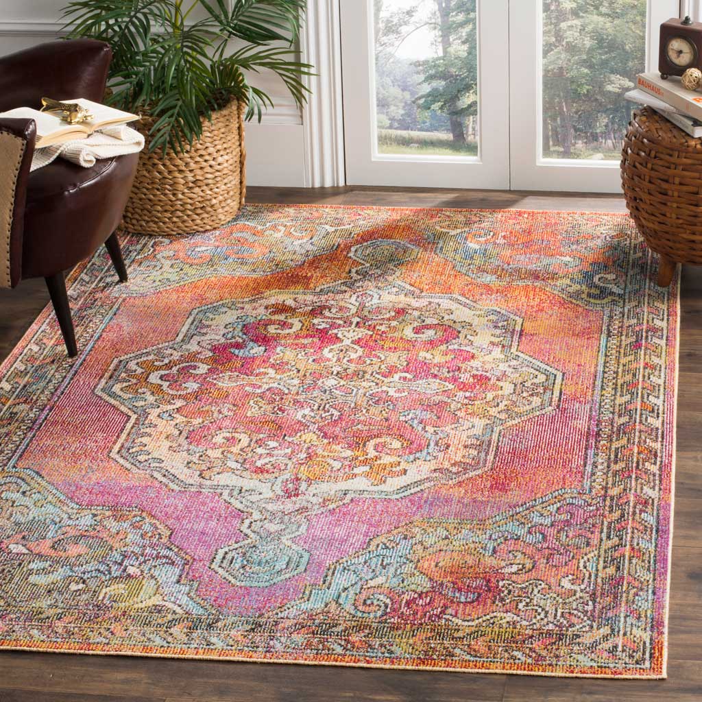 Crystal Orange/Multi Area Rug - Image 7