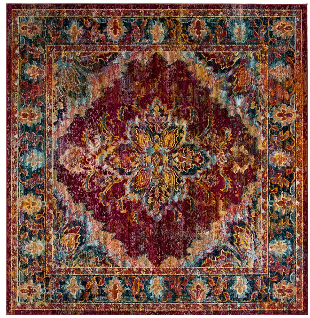 Crystal Ruby/Navy Area Rug - Image 2
