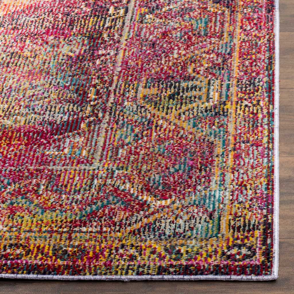 Crystal Teal/Rose Area Rug - Image 5