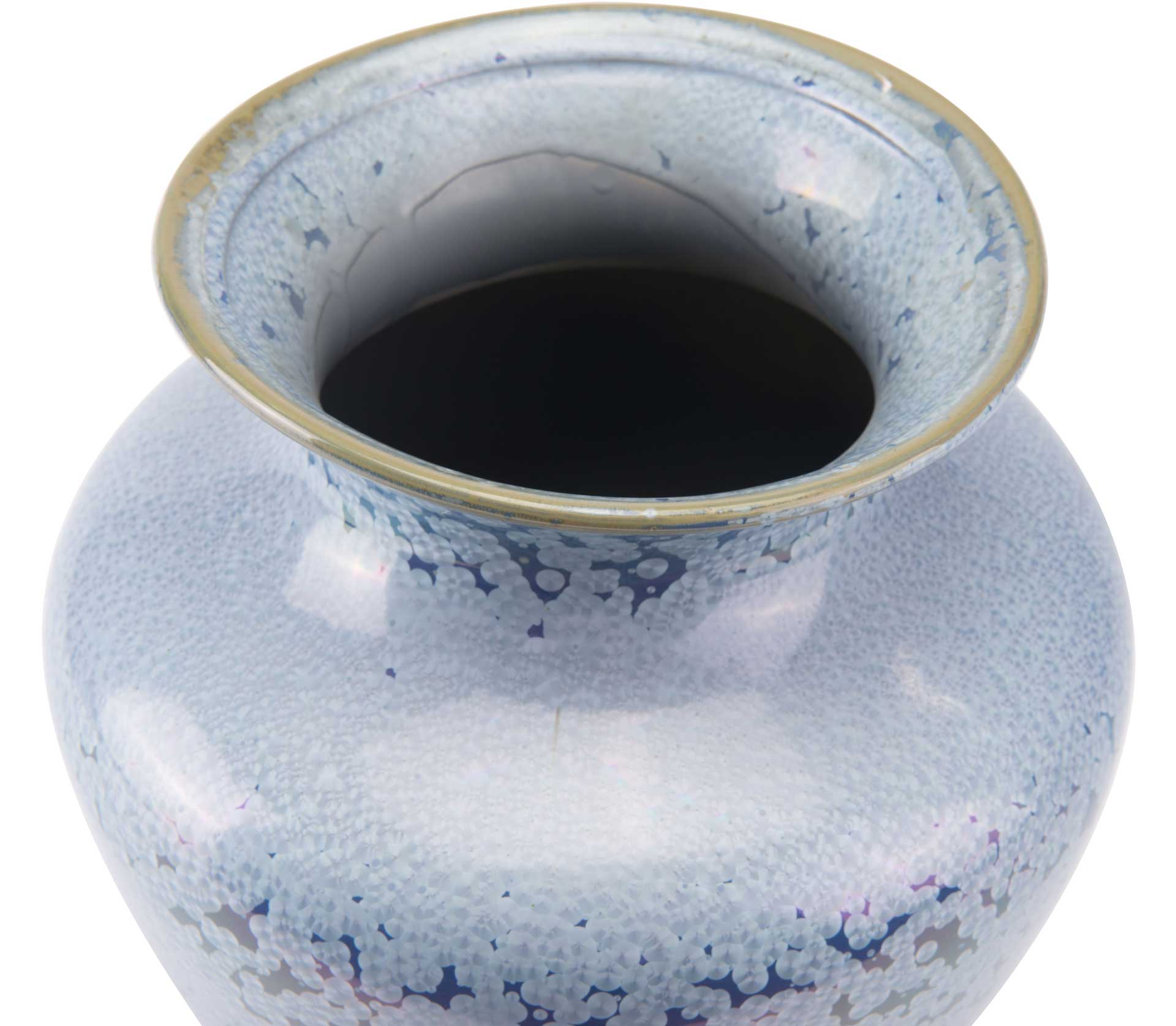 Crystal Vase Blue - Image 3