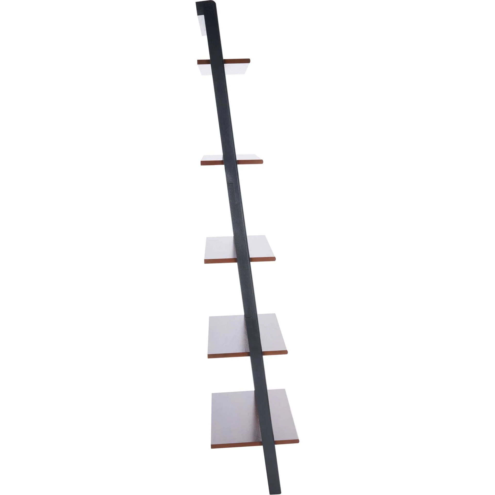 Cuallea 5 Tier Leaning Etagere Honey Brown/Charcoal - Image 3