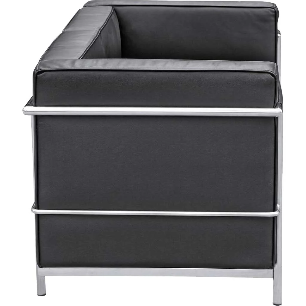 Cubis Petit Loveseat Black - Image 2