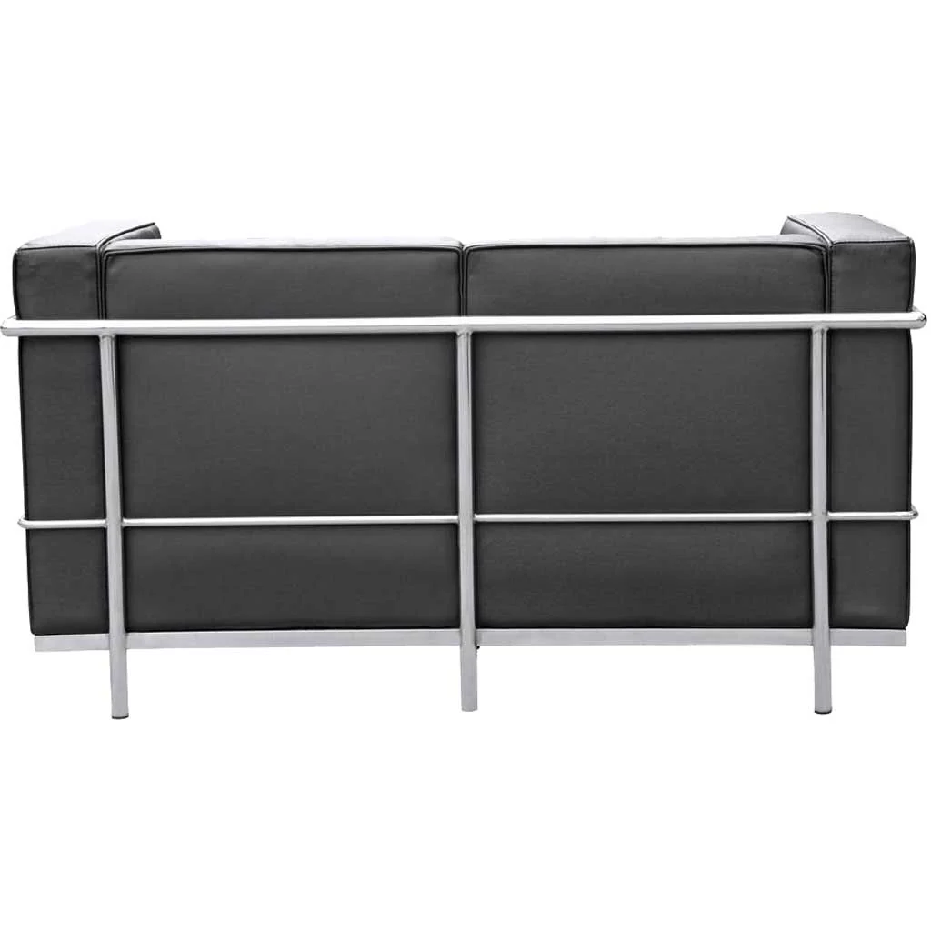 Cubis Petit Loveseat Black - Image 3