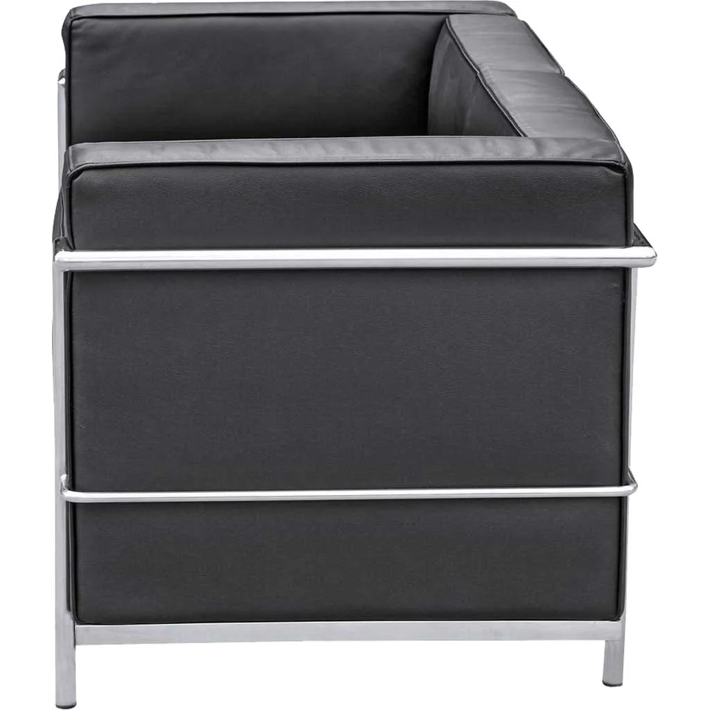 Cubis Petit Loveseat Black - Image 4