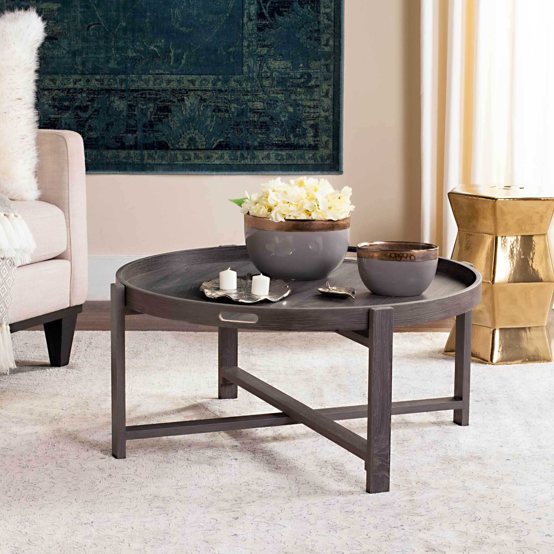 Cullen Wood Tray Top Coffee Table - Image 4