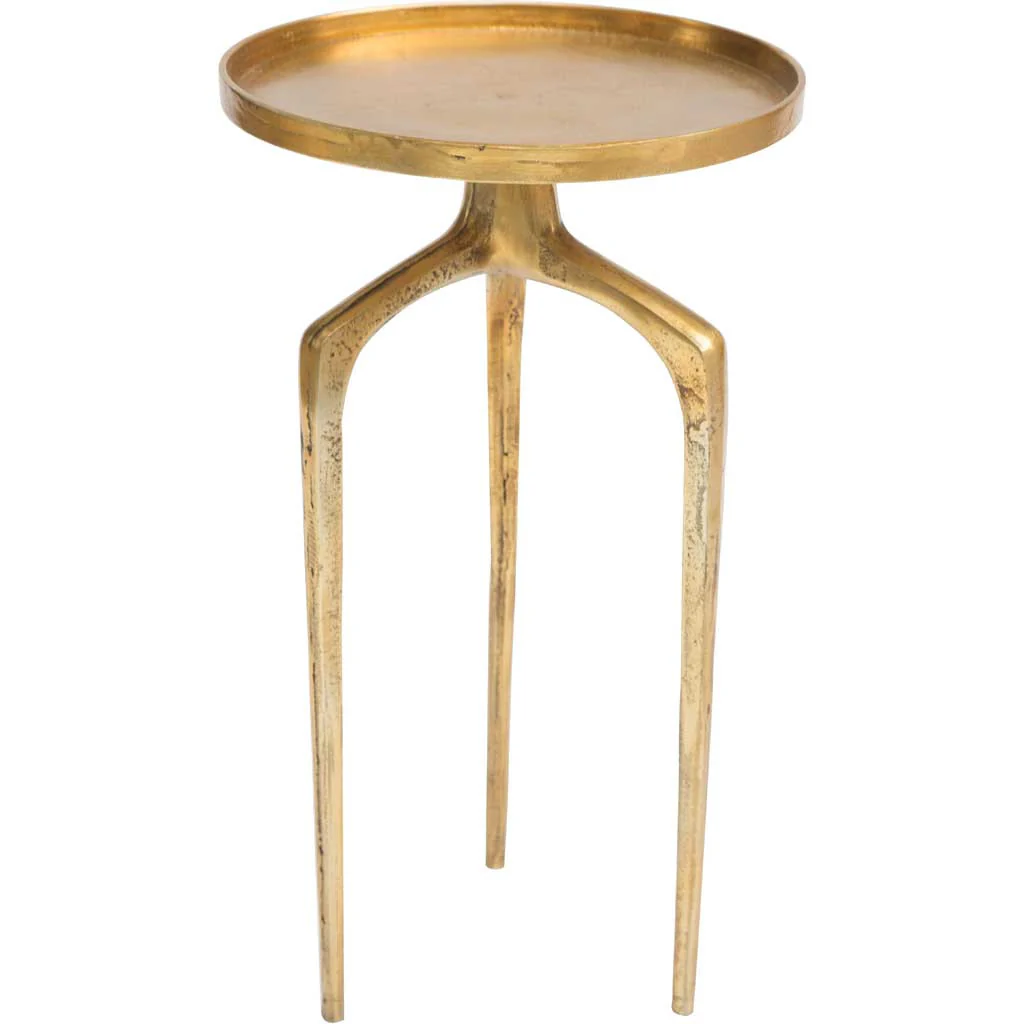 Cuomo Accent Table Set Antique Gold - Image 2