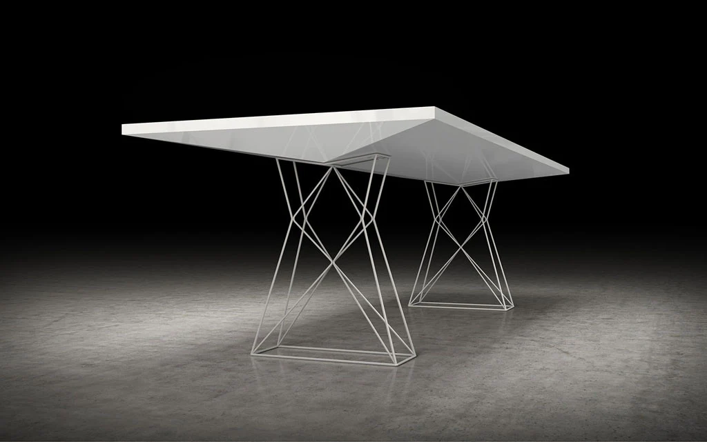 Curzon Dining Table White Lacquer - Image 7