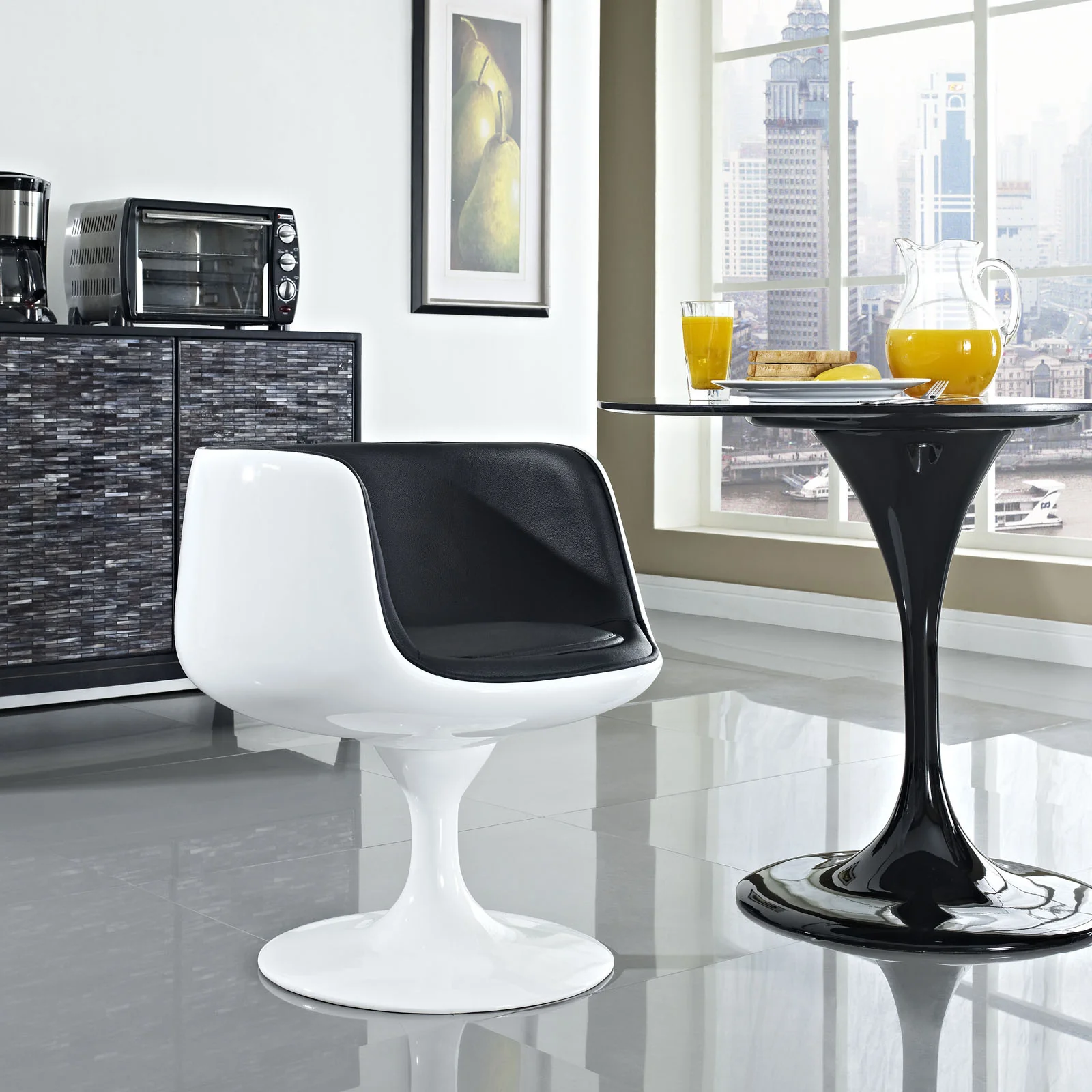 Cusp Armchair Black - Image 4