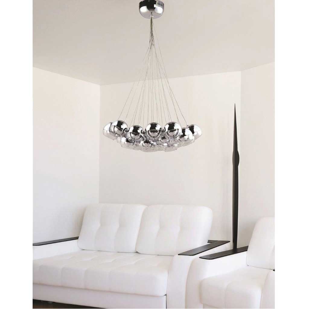 Cusp Hanging Chandelier Silver - Image 3