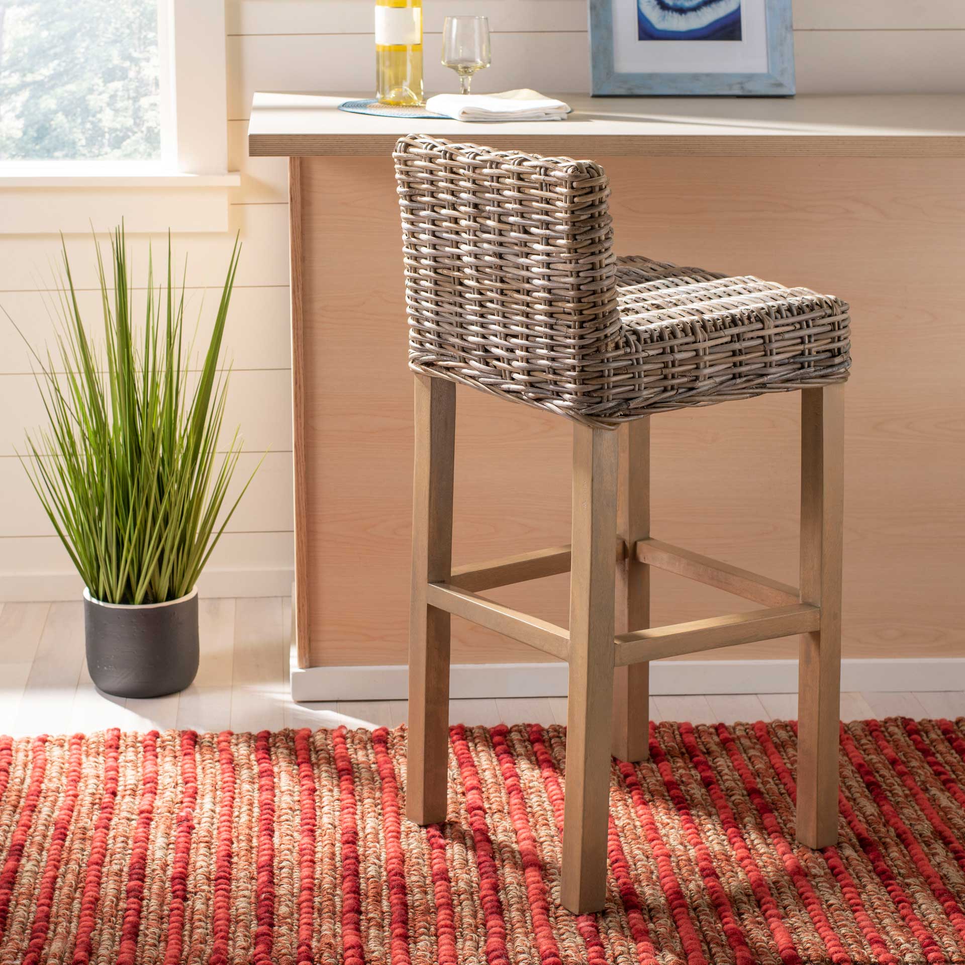 Cyber Bar Stool Antique Gray - Image 11