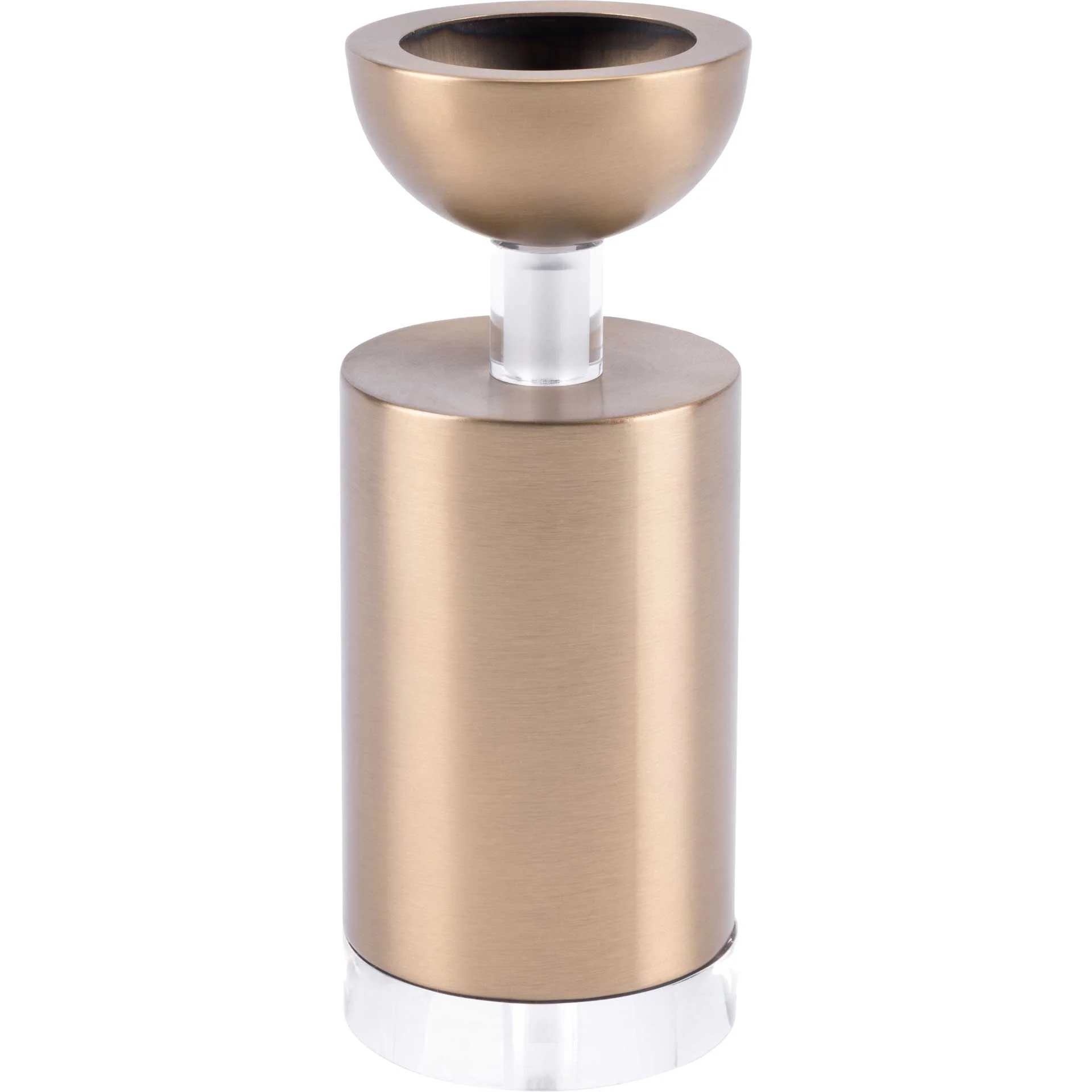 Cylinder Candle Holder Gold - Image 3