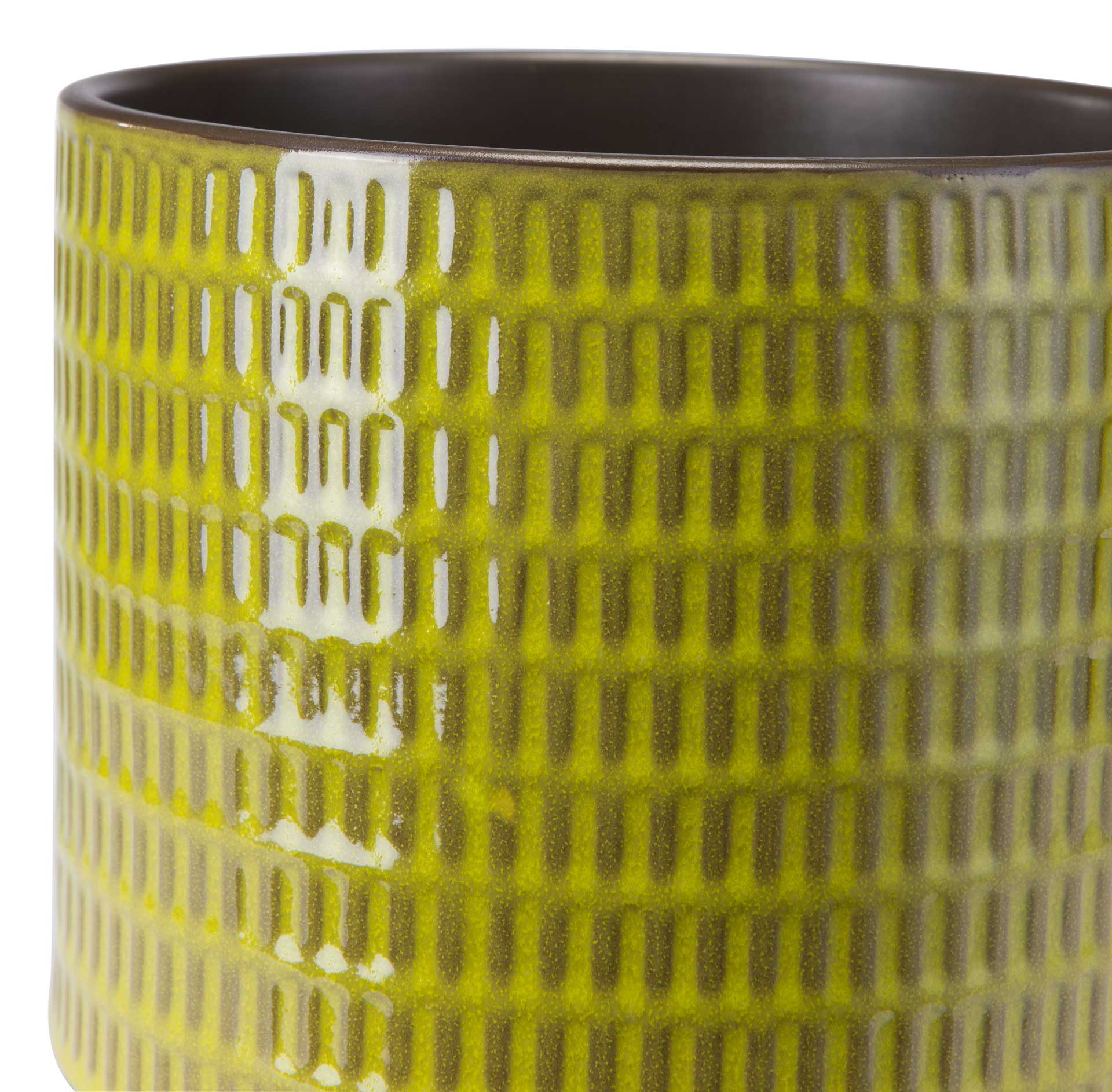 Cylinder Planter Olive Green - Image 2