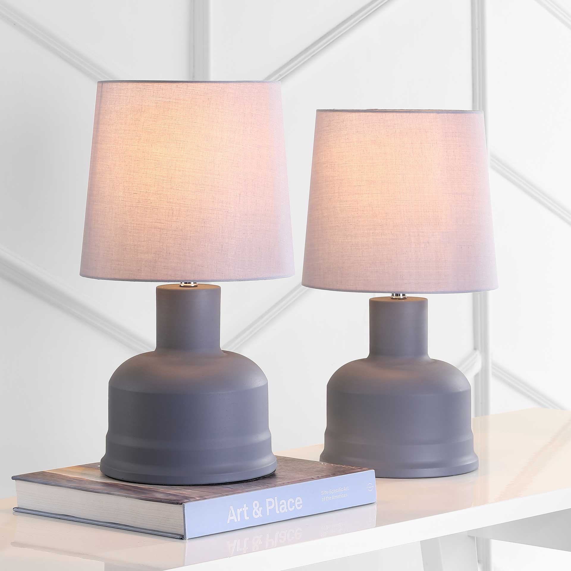 Dalilah Table Lamp Dark Gray (Set of 2) - Image 3
