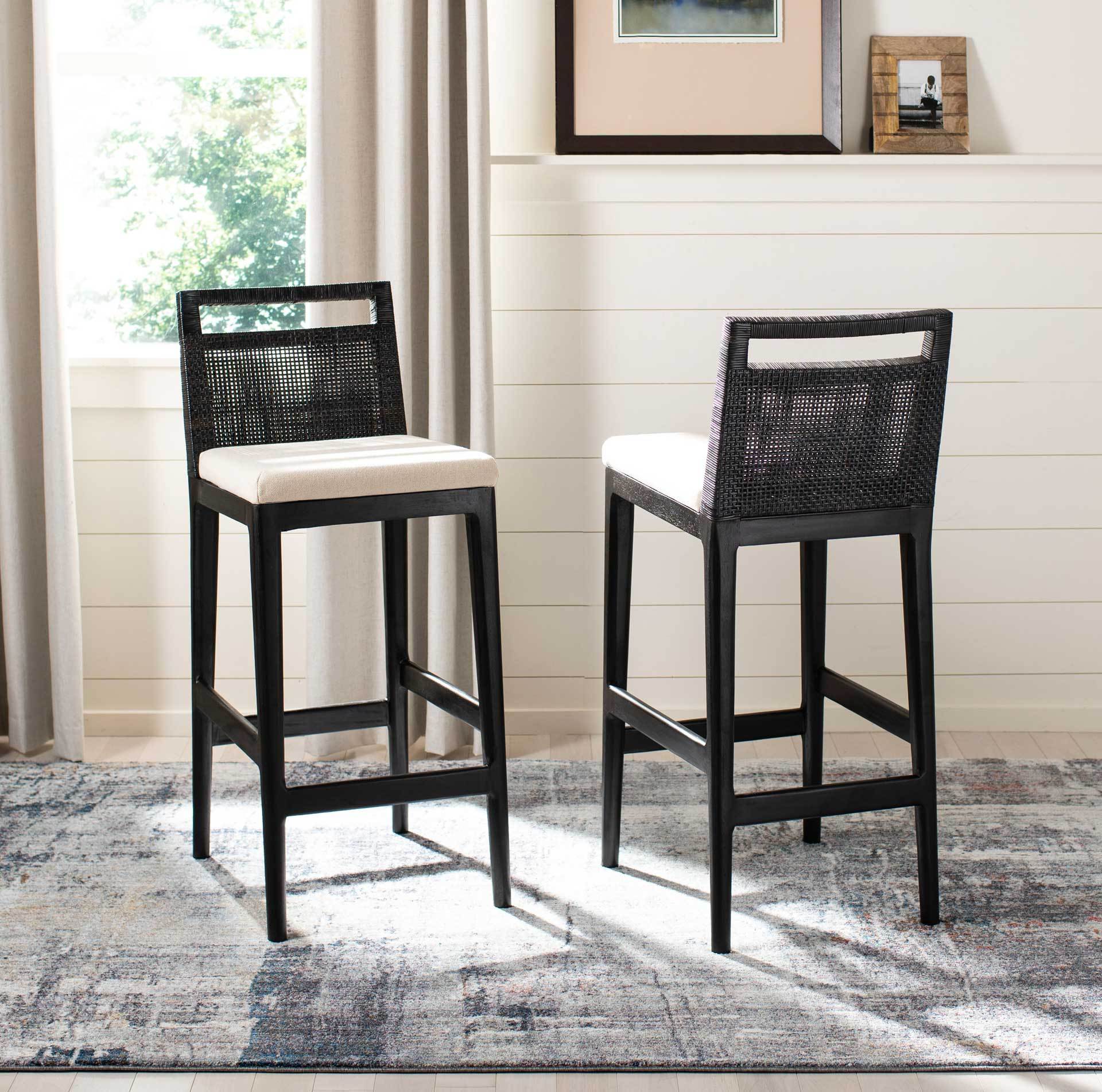 Dallas Bar Stool Black/White - Image 7
