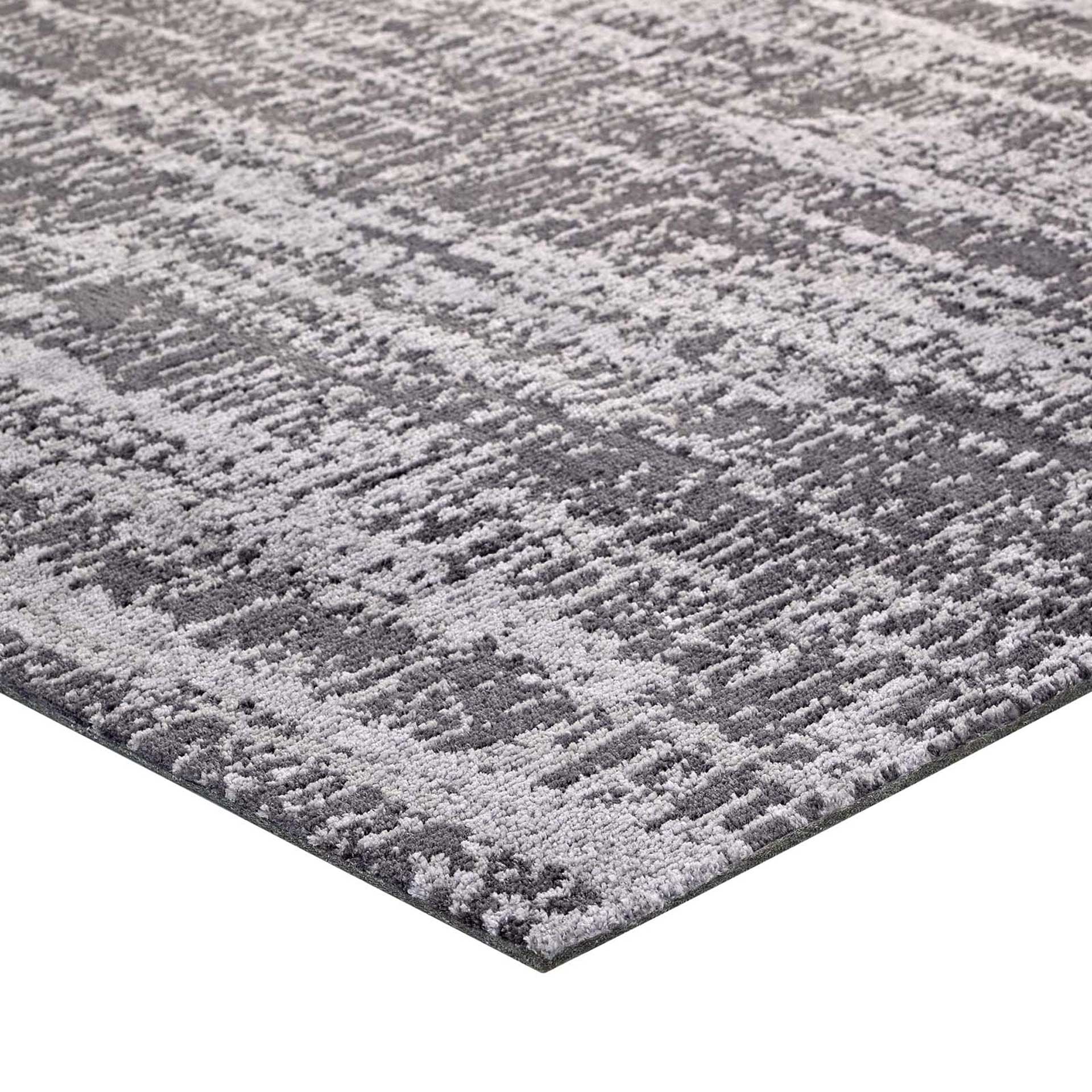 Dalton Area Rug Light/Dark Gray - Image 2