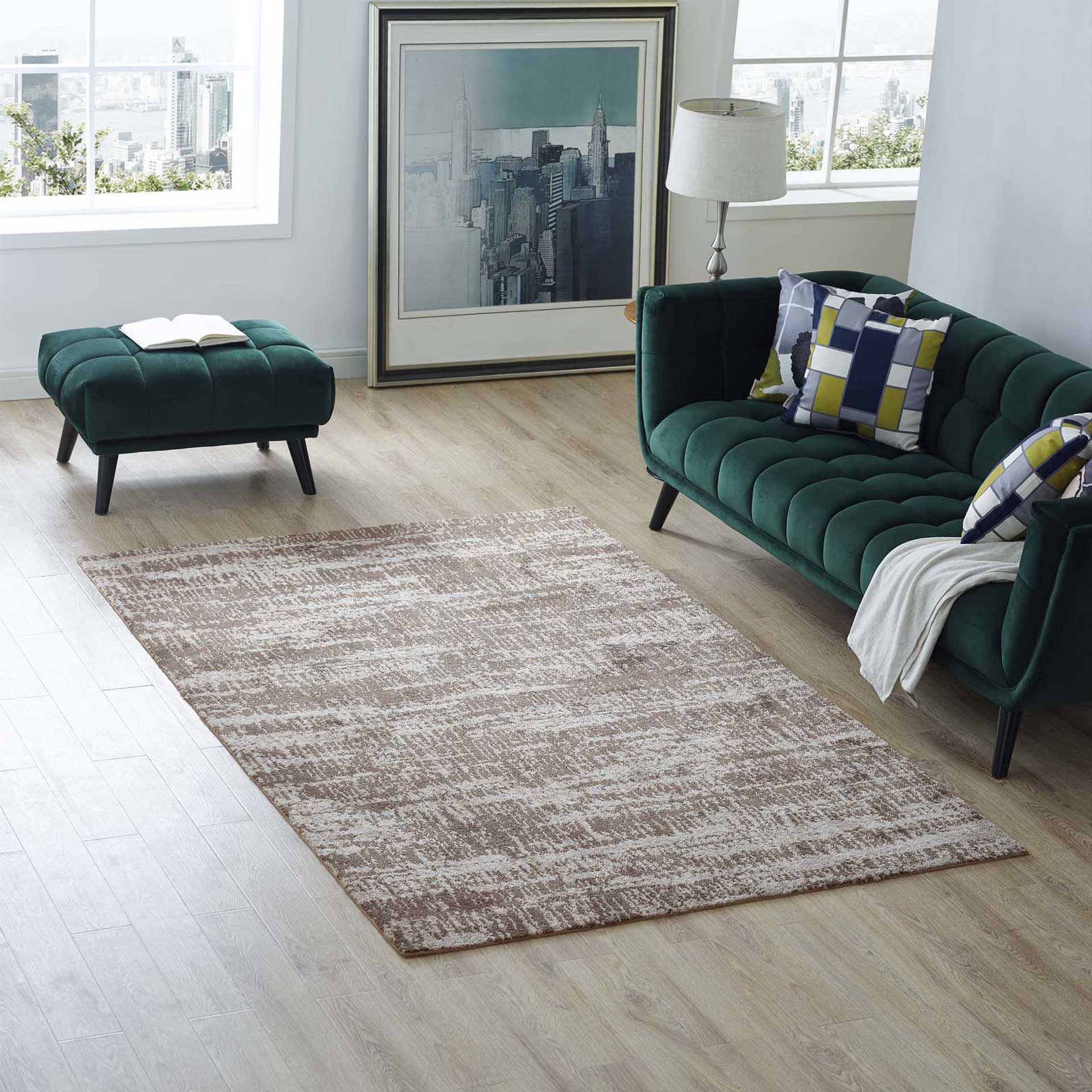 Dalton Area Rug Light/Dark Tan - Image 7