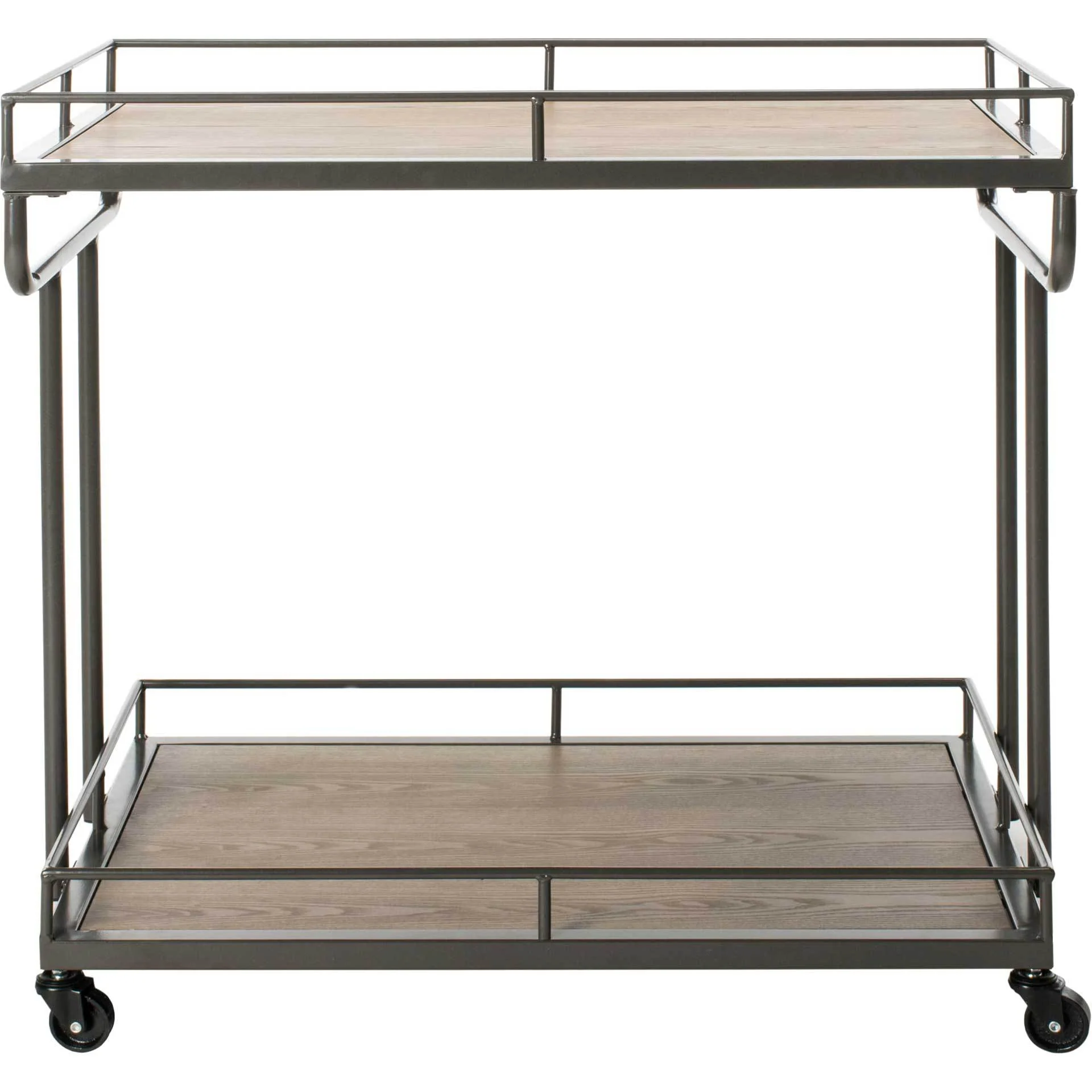 Damari 2 Tier Rectangle Bar Cart - Image 2
