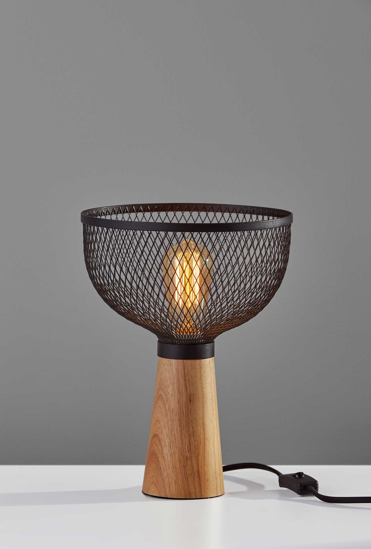 Dammarie Table Lamp Black/Natural - Image 2