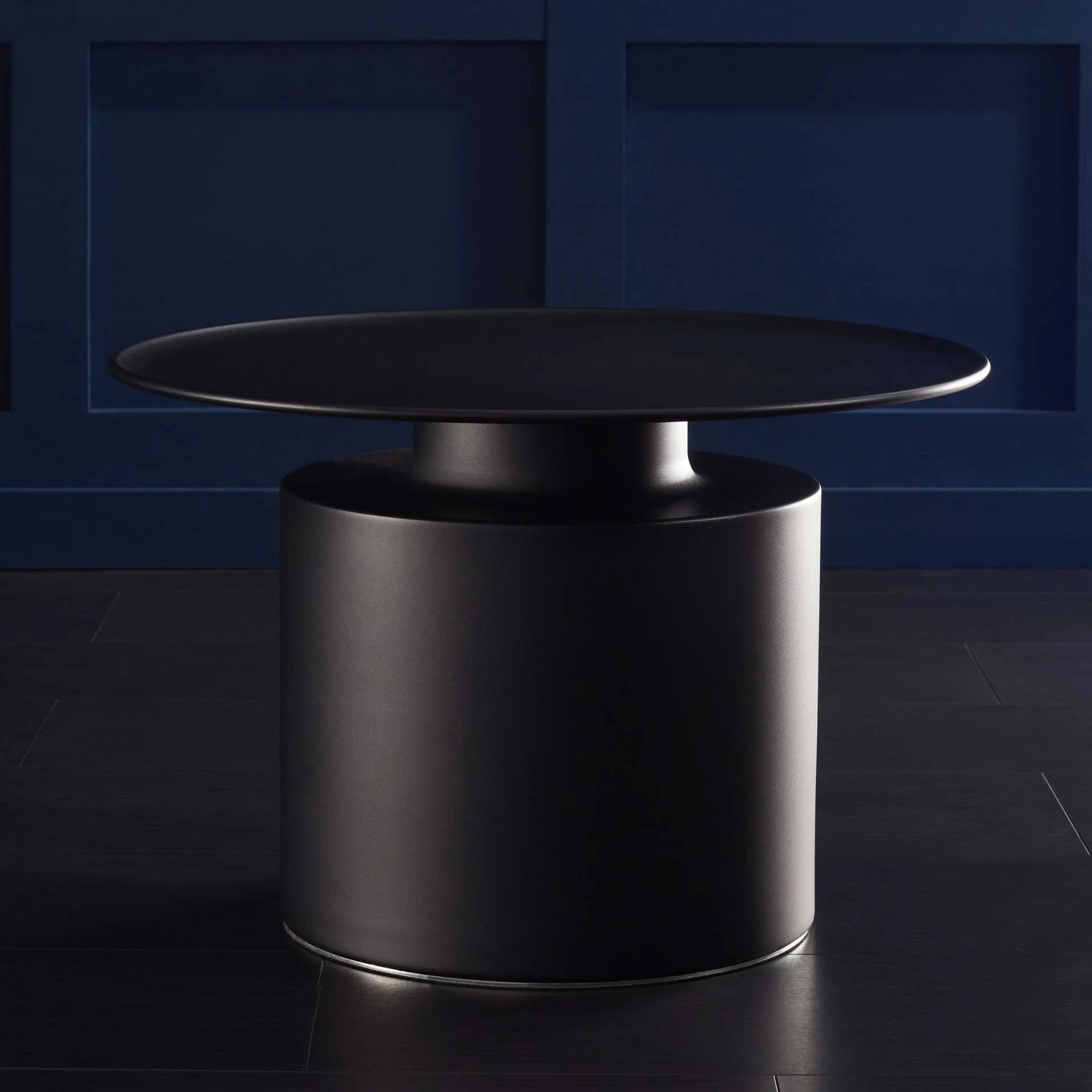 Danna Round Metal Coffee Table Black - Image 3