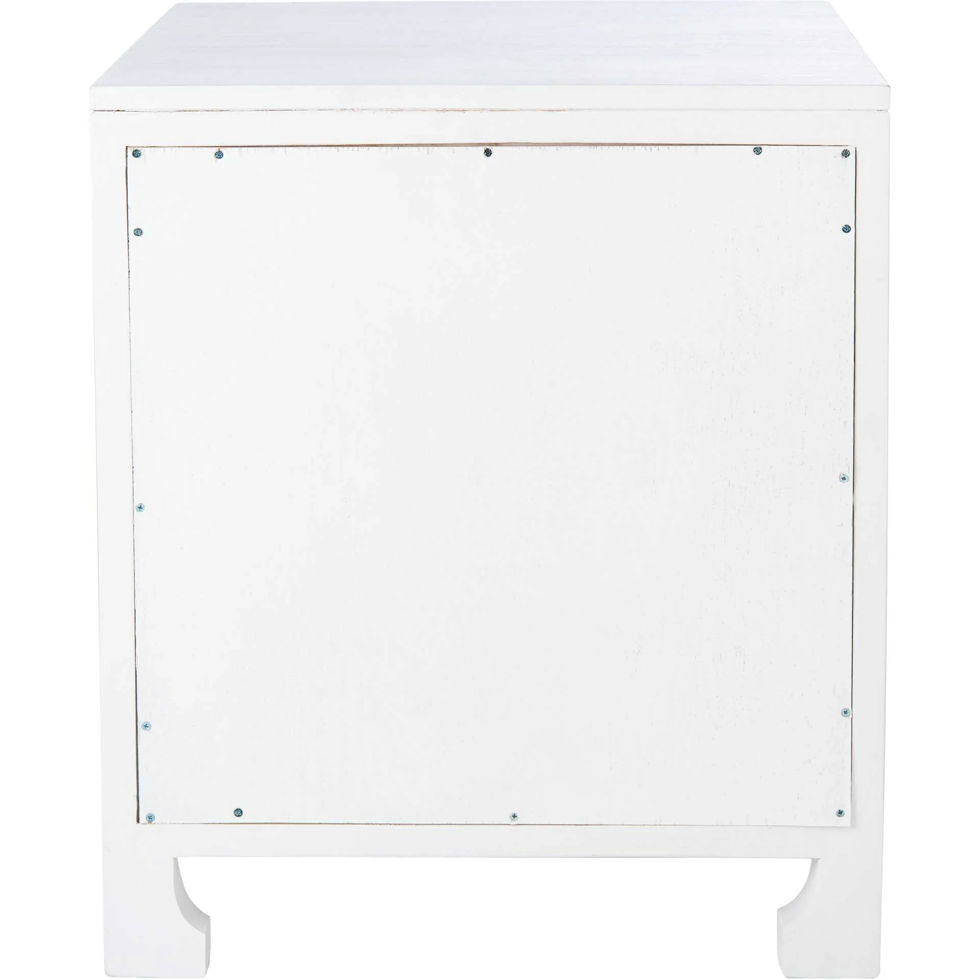 Daphne 1 Drawer 1 Door Nightstand White/Natural - Image 4