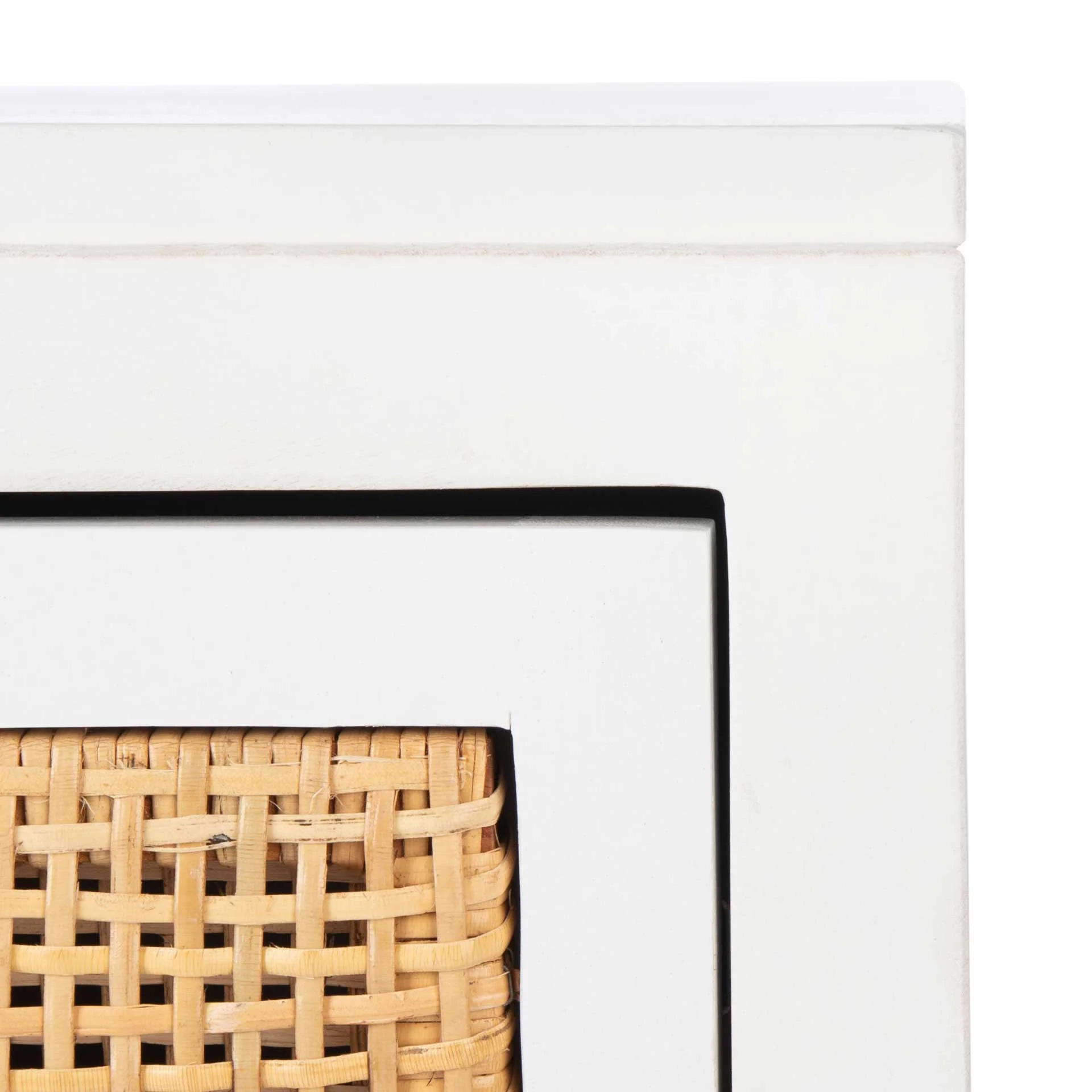 Daphne 1 Drawer 1 Door Nightstand White/Natural - Image 5