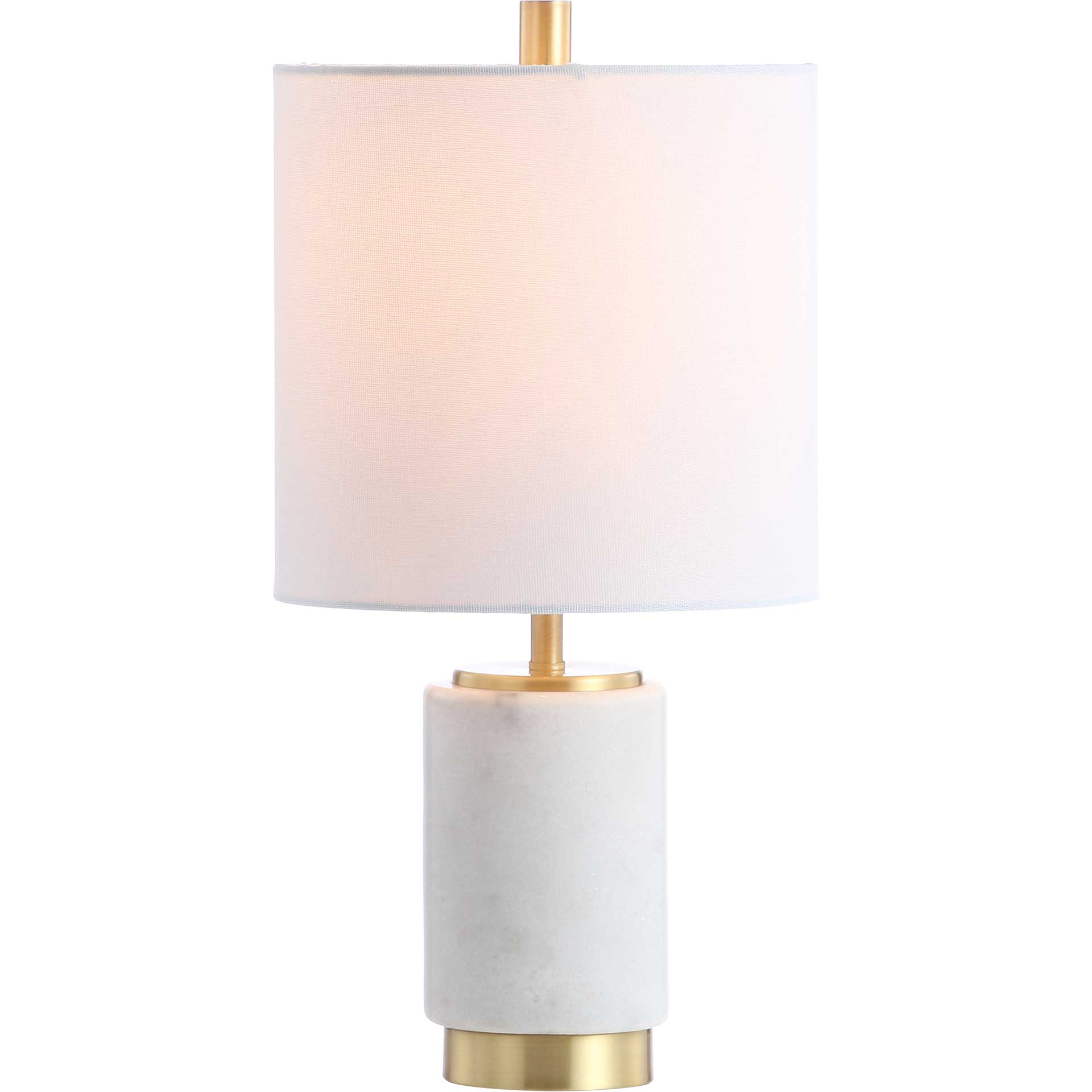 Dara Table Lamp White/Brass Gold - Image 2