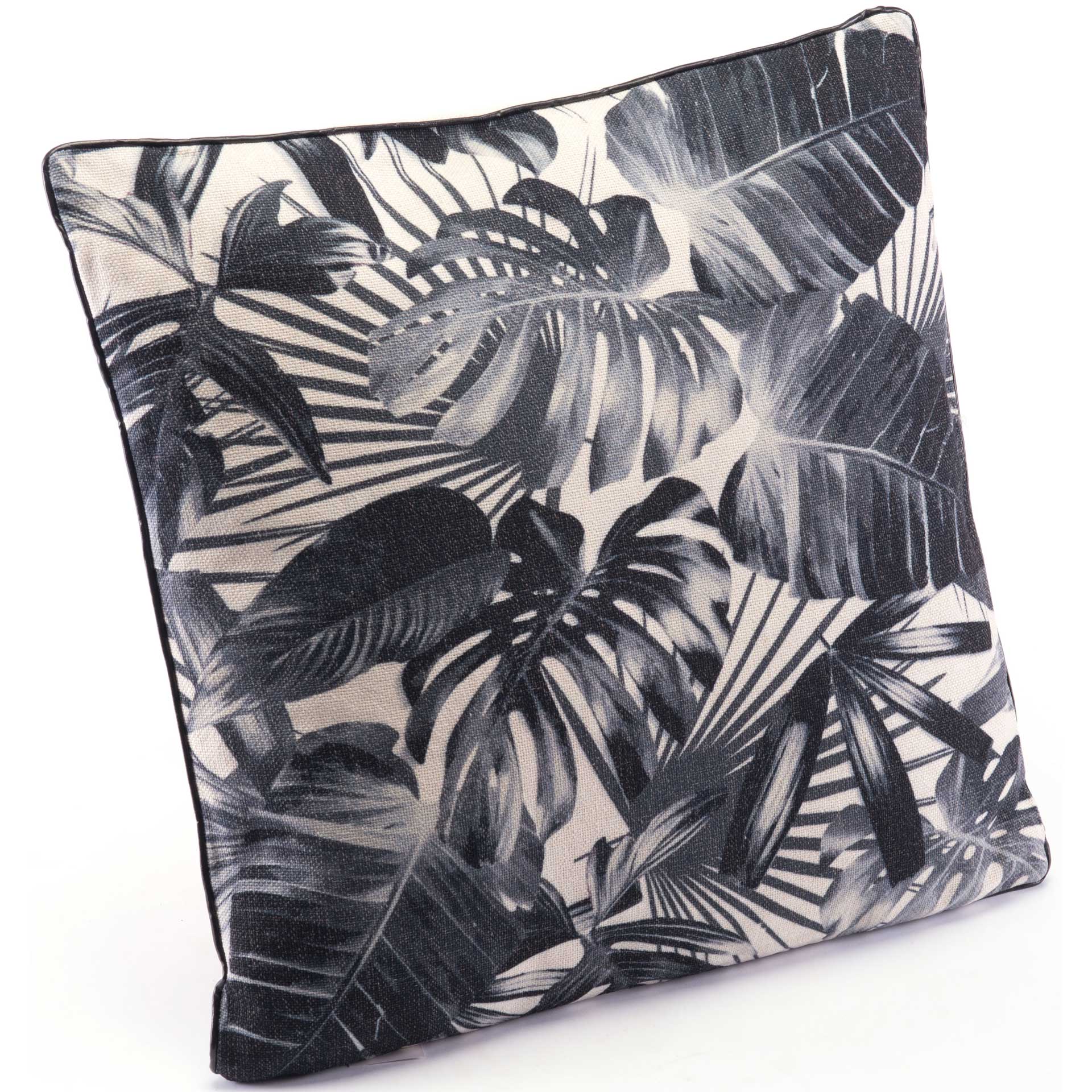 Dark Jungle Pillow Black/Beige - Image 2