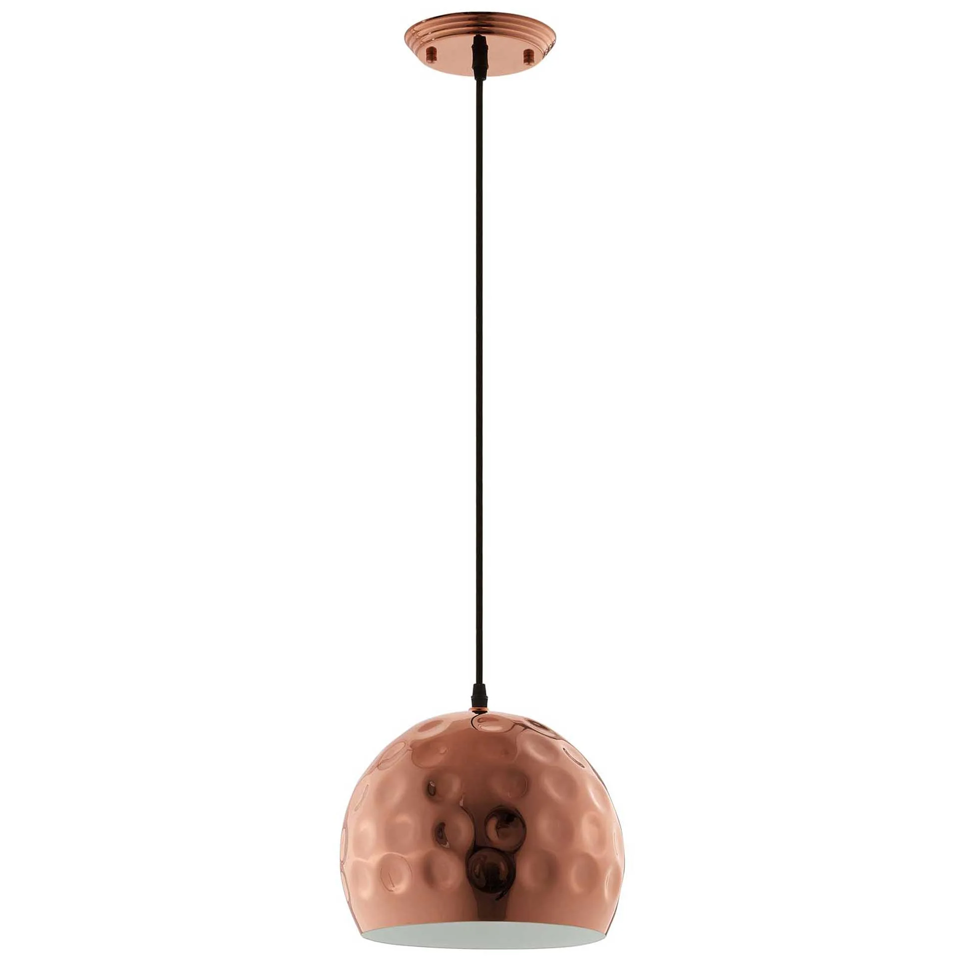 Darwin Half-Sphere Pendant Light Rose Gold - Image 5
