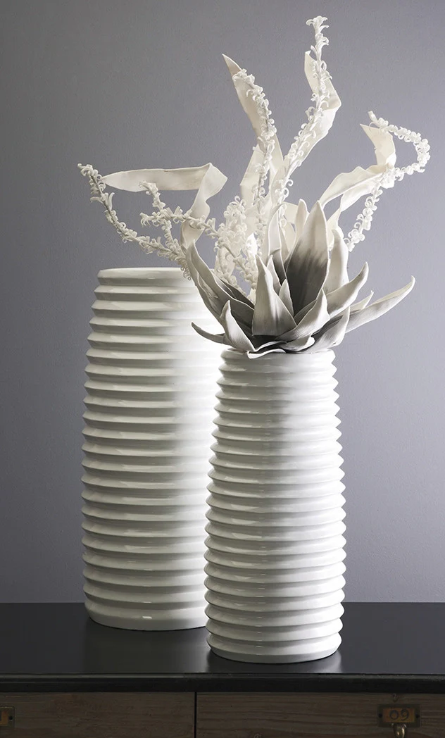 Davie Ribbed Vases (Set of 2) - Image 2