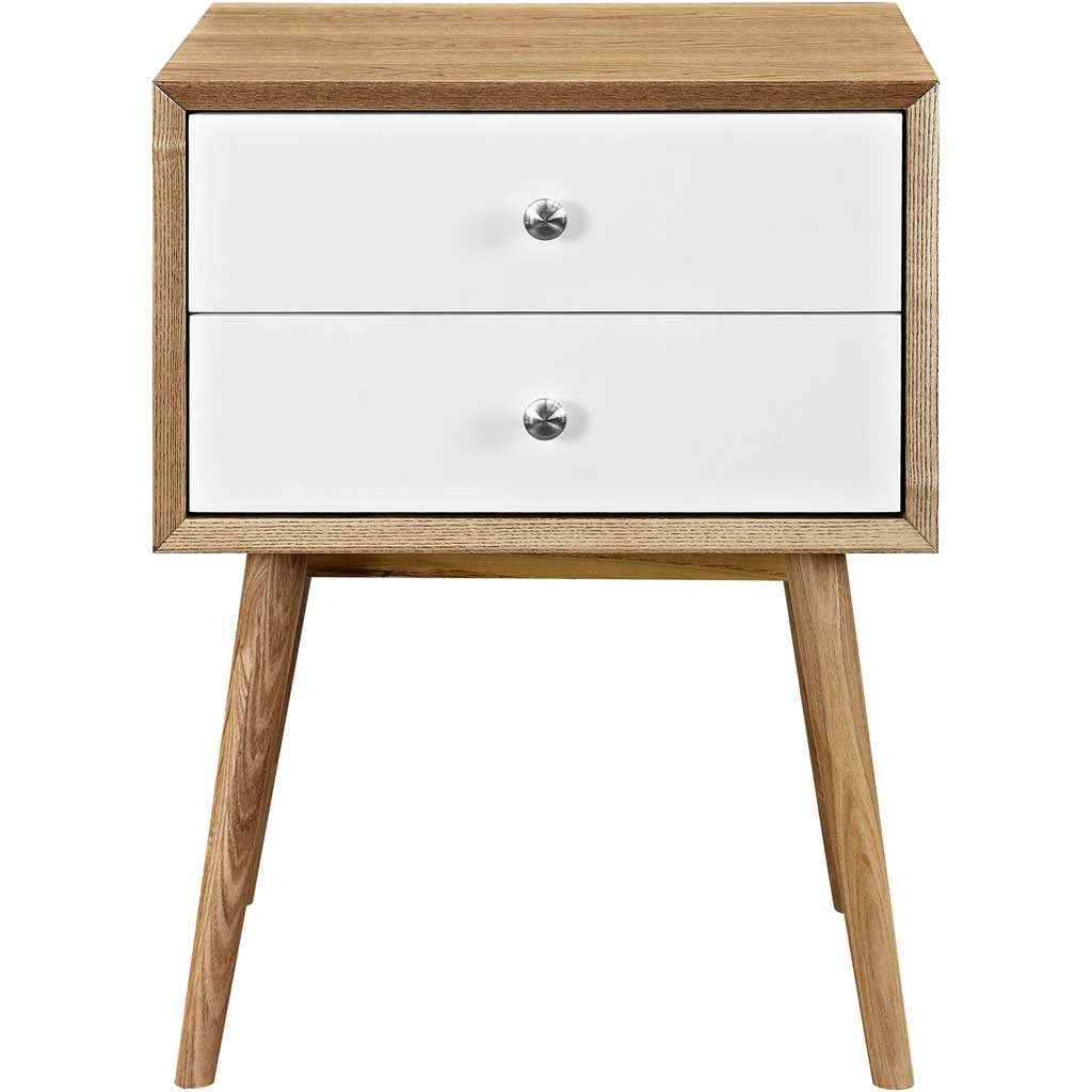 Davis Nightstand Natural/White - Image 3